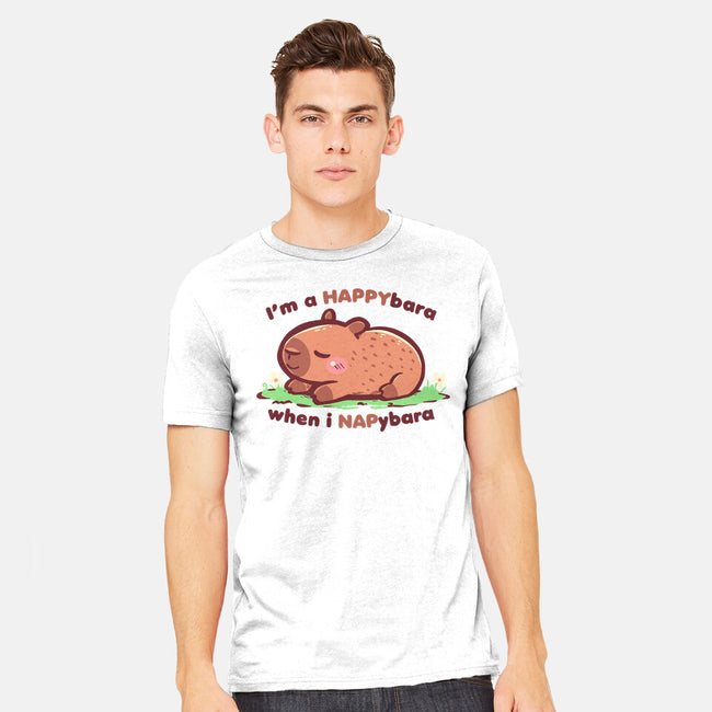 Happybara When I Napybara-Mens-Heavyweight-Tee-TechraNova