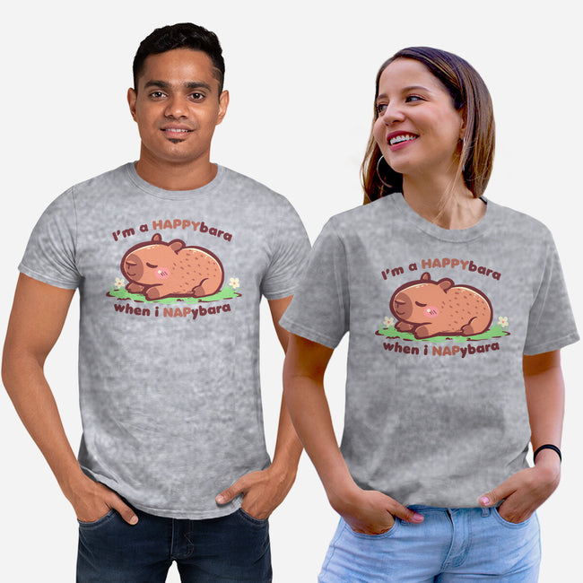 Happybara When I Napybara-Unisex-Basic-Tee-TechraNova