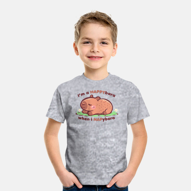 Happybara When I Napybara-Youth-Basic-Tee-TechraNova