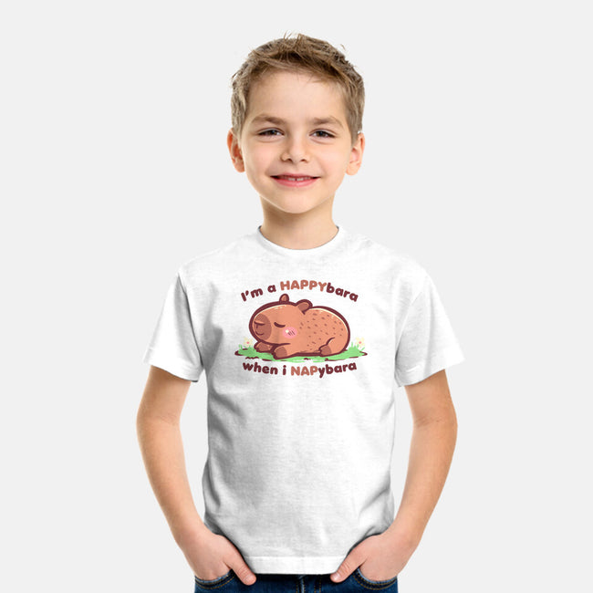 Happybara When I Napybara-Youth-Basic-Tee-TechraNova