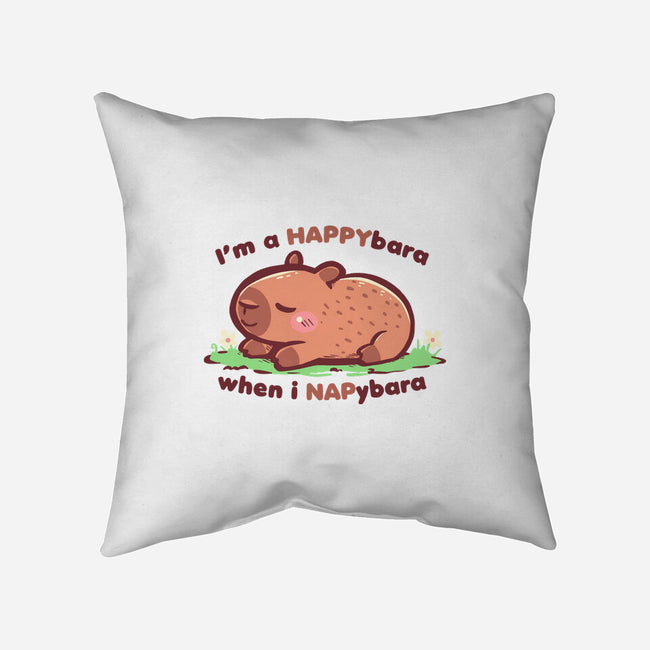 Happybara When I Napybara-None-Removable Cover w Insert-Throw Pillow-TechraNova