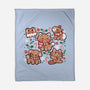 Gingerbread Animals-None-Fleece-Blanket-TechraNova