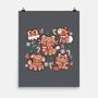 Gingerbread Animals-None-Matte-Poster-TechraNova