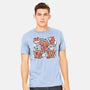 Gingerbread Animals-Mens-Heavyweight-Tee-TechraNova