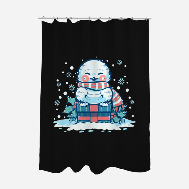 Owlways Love Christmas-None-Polyester-Shower Curtain-TechraNova