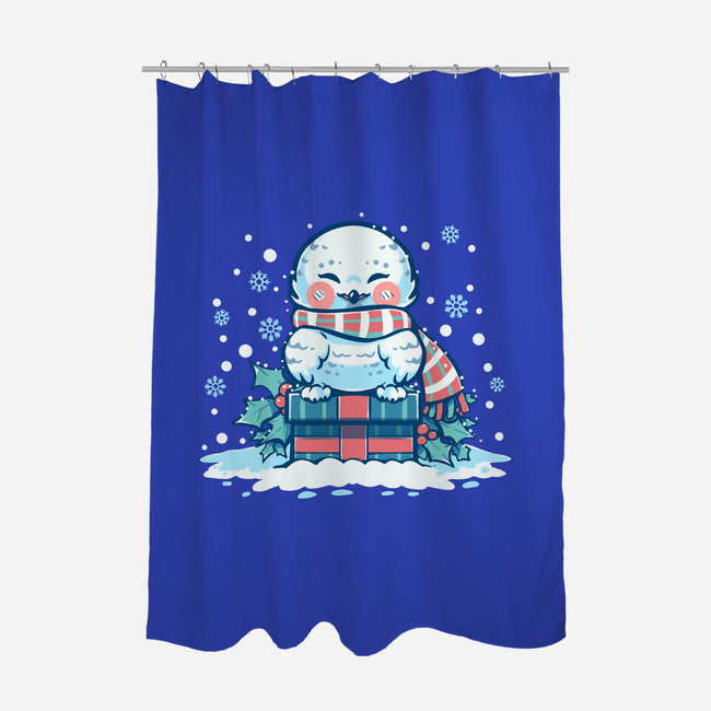 Owlways Love Christmas-None-Polyester-Shower Curtain-TechraNova