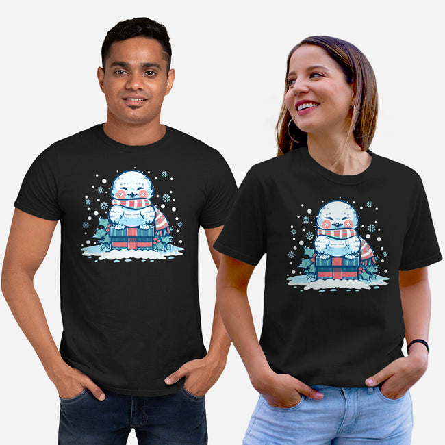 Owlways Love Christmas-Unisex-Basic-Tee-TechraNova