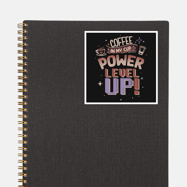 Power Level Up-None-Glossy-Sticker-Estudio Horta