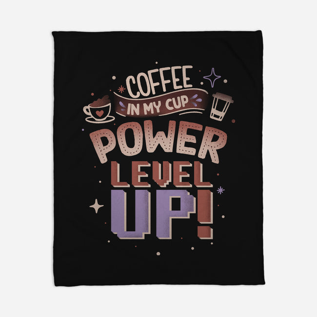 Power Level Up-None-Fleece-Blanket-Estudio Horta