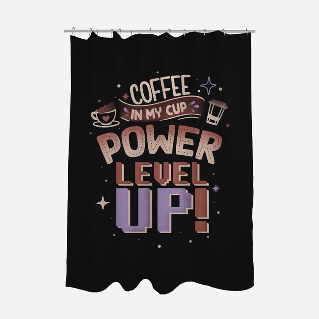 Power Level Up-None-Polyester-Shower Curtain-Estudio Horta