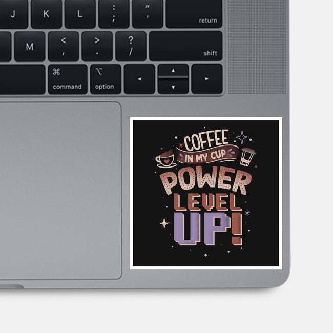 Power Level Up-None-Glossy-Sticker-Estudio Horta