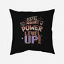 Power Level Up-None-Removable Cover w Insert-Throw Pillow-Estudio Horta