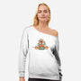 Central Bork-Womens-Off Shoulder-Sweatshirt-retrodivision