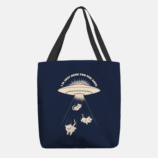 I'm Just Here For The Cats-None-Basic Tote-Bag-sachpica