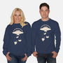 I'm Just Here For The Cats-Unisex-Crew Neck-Sweatshirt-sachpica