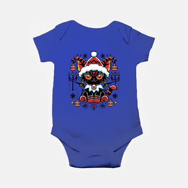 Black Cat Xmas-Baby-Basic-Onesie-Andriu