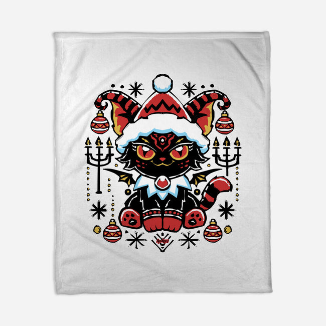 Black Cat Xmas-None-Fleece-Blanket-Andriu