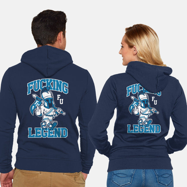 Legend On Campus-Unisex-Zip-Up-Sweatshirt-Nemons