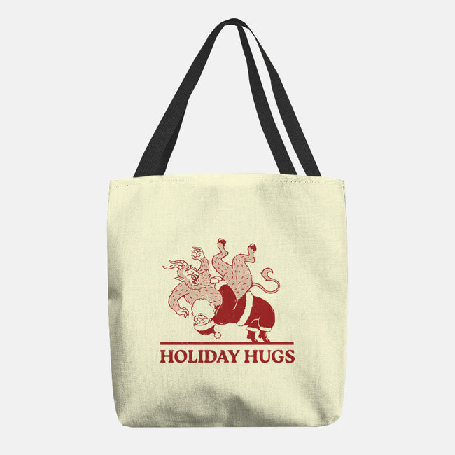 Holiday Hugs-None-Basic Tote-Bag-dfonseca