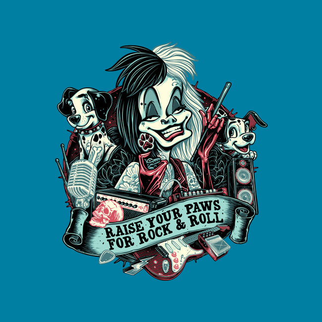 Raise Your Paws For Rock And Roll-None-Fleece-Blanket-glitchygorilla