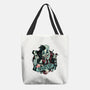 Raise Your Paws For Rock And Roll-None-Basic Tote-Bag-glitchygorilla