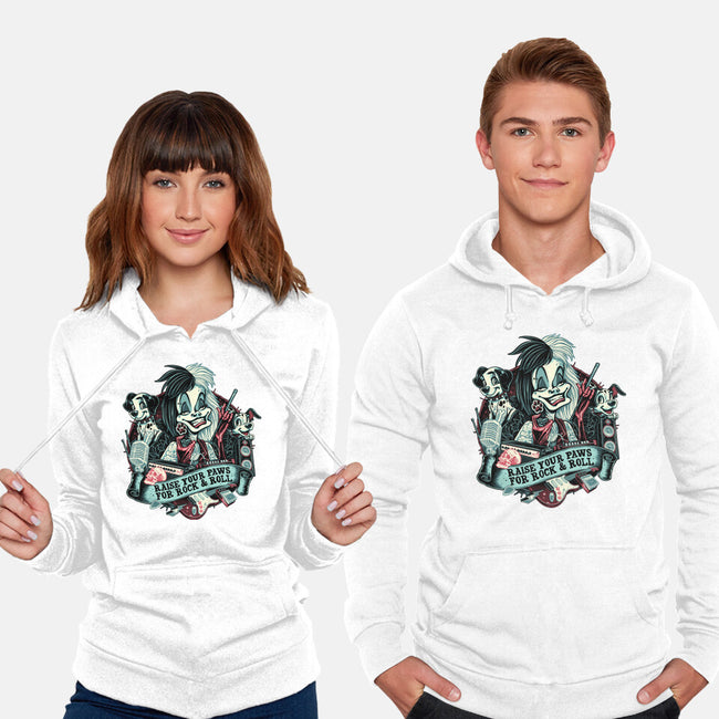 Raise Your Paws For Rock And Roll-Unisex-Pullover-Sweatshirt-glitchygorilla