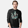 Raise Your Paws For Rock And Roll-Mens-Long Sleeved-Tee-glitchygorilla