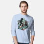 Raise Your Paws For Rock And Roll-Mens-Long Sleeved-Tee-glitchygorilla