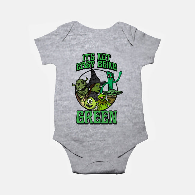 Go Team Green-Baby-Basic-Onesie-SCelano Design