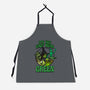 Go Team Green-Unisex-Kitchen-Apron-SCelano Design