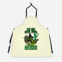 Go Team Green-Unisex-Kitchen-Apron-SCelano Design