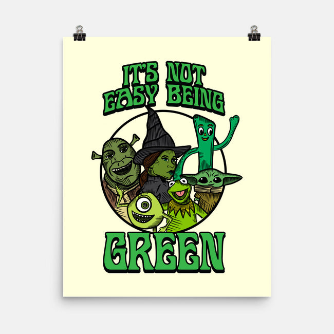 Go Team Green-None-Matte-Poster-SCelano Design