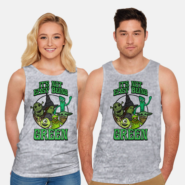 Go Team Green-Unisex-Basic-Tank-SCelano Design