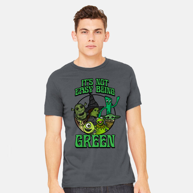 Go Team Green-Mens-Heavyweight-Tee-SCelano Design