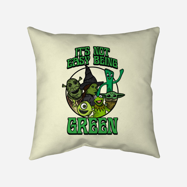 Go Team Green-None-Removable Cover w Insert-Throw Pillow-SCelano Design