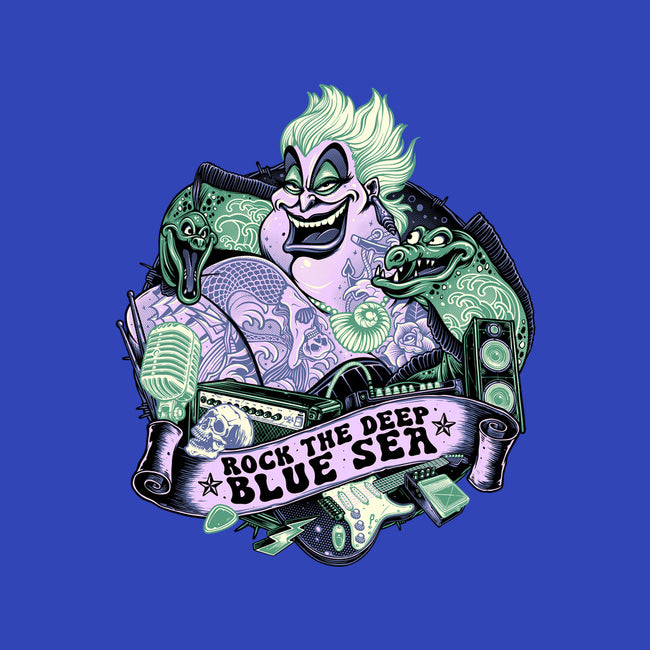 Rock The Deep Blue Sea-Unisex-Basic-Tee-glitchygorilla