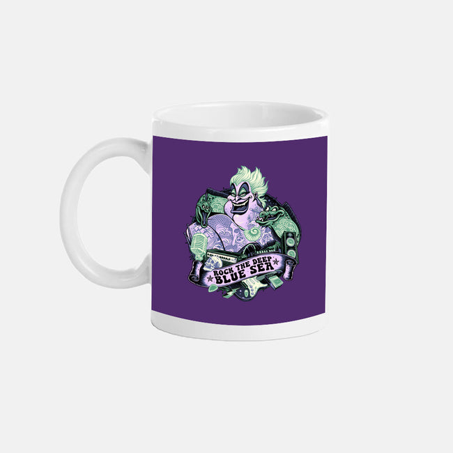 Rock The Deep Blue Sea-None-Mug-Drinkware-glitchygorilla