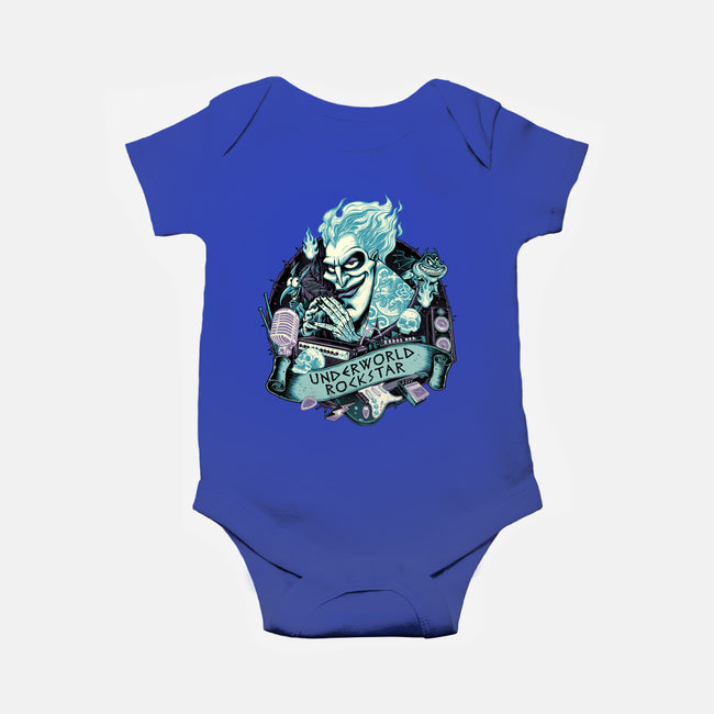 Underworld Rockstar-Baby-Basic-Onesie-glitchygorilla