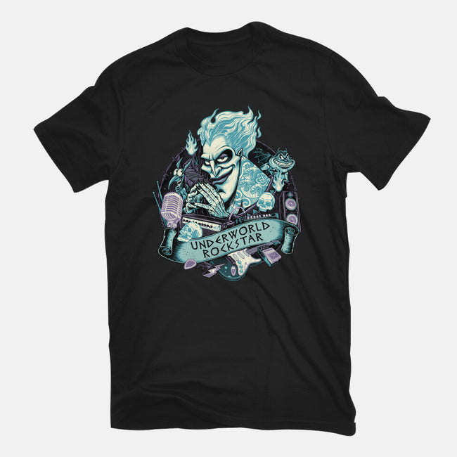 Underworld Rockstar-Unisex-Basic-Tee-glitchygorilla