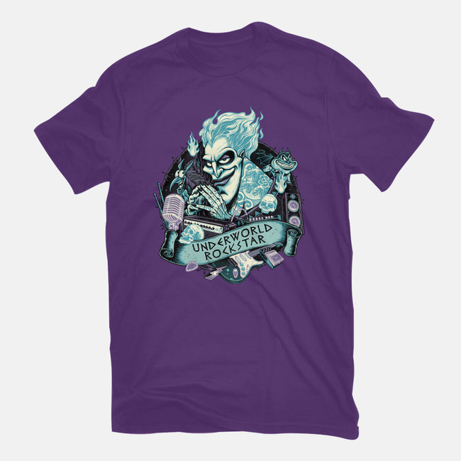 Underworld Rockstar-Mens-Basic-Tee-glitchygorilla