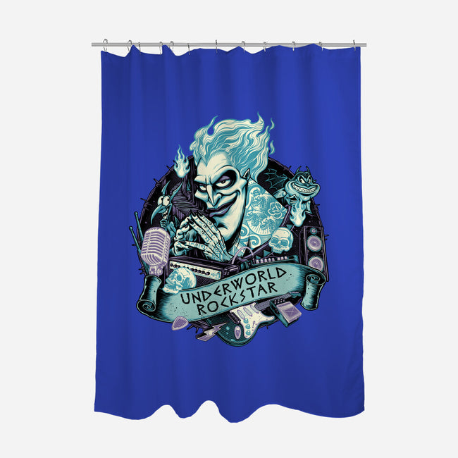 Underworld Rockstar-None-Polyester-Shower Curtain-glitchygorilla