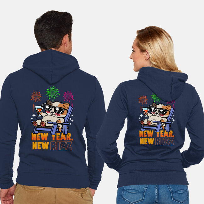 New Year New Rizz-Unisex-Zip-Up-Sweatshirt-Boggs Nicolas