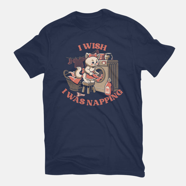 I Wish I Was Napping-Unisex-Basic-Tee-worlddominationforcats