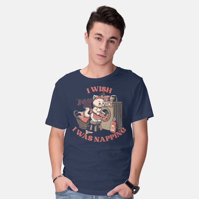 I Wish I Was Napping-Mens-Basic-Tee-worlddominationforcats