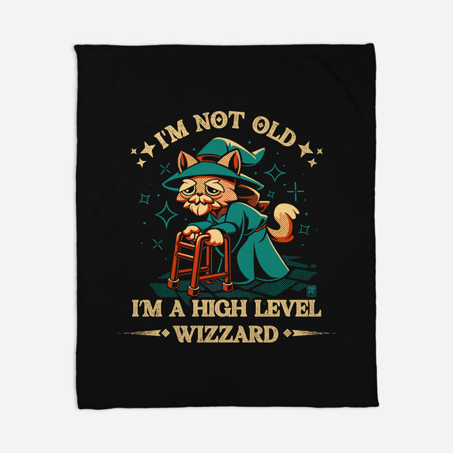 High Level Wizard-None-Fleece-Blanket-worlddominationforcats