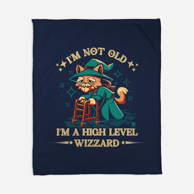 High Level Wizard-None-Fleece-Blanket-worlddominationforcats