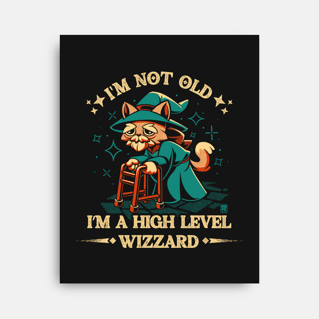 High Level Wizard-None-Stretched-Canvas-worlddominationforcats