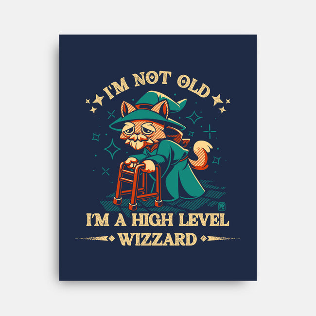 High Level Wizard-None-Stretched-Canvas-worlddominationforcats