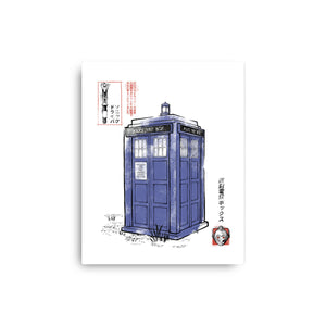 Police Box Sumi-E