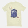 Police Box Sumi-E-Mens-Premium-Tee-Astrobot Invention